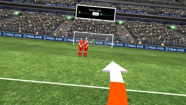 Download Final Kick VR 1.5 on Android: the world of virtual soccer