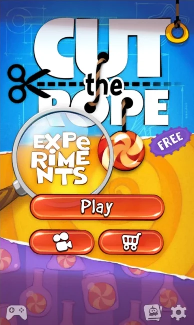 Испытай головоломки, скачать .apk — Cut the Rope Experiments 1.14.0