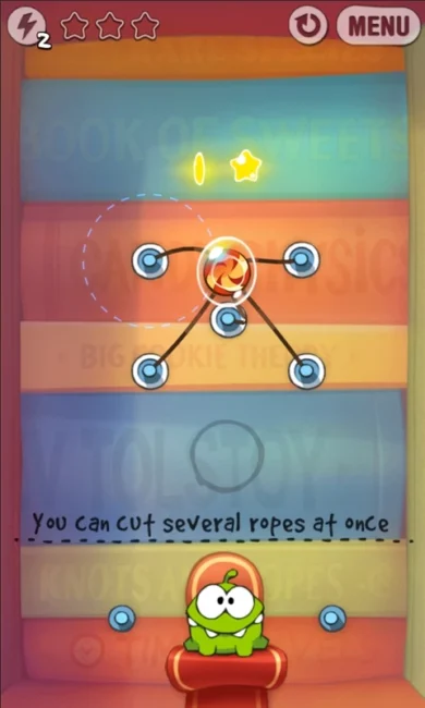 Испытай головоломки, скачать .apk — Cut the Rope Experiments 1.14.0