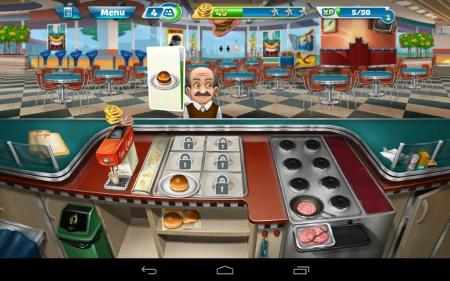 Основные аспекты игры Cooking Fever: Restaurant Game 21.1.0