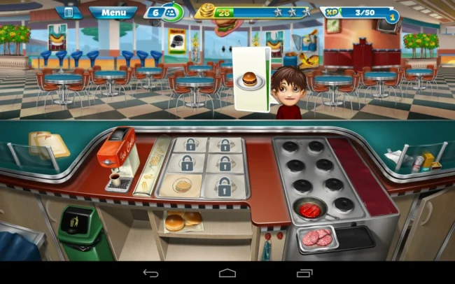 Основные аспекты игры Cooking Fever: Restaurant Game 21.1.0