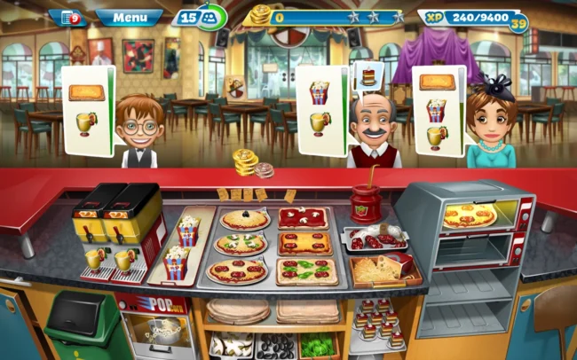 Основные аспекты игры Cooking Fever: Restaurant Game 21.1.0